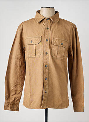 Veste casual coupe droite marron IRON AND RESIN homme