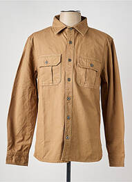 Veste casual fermeture boutonnée sur le devant marron IRON AND RESIN homme