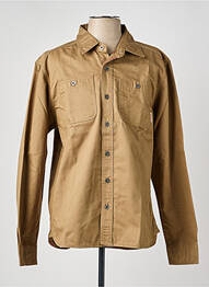 Veste casual fermeture boutonnée sur le devant marron IRON AND RESIN homme