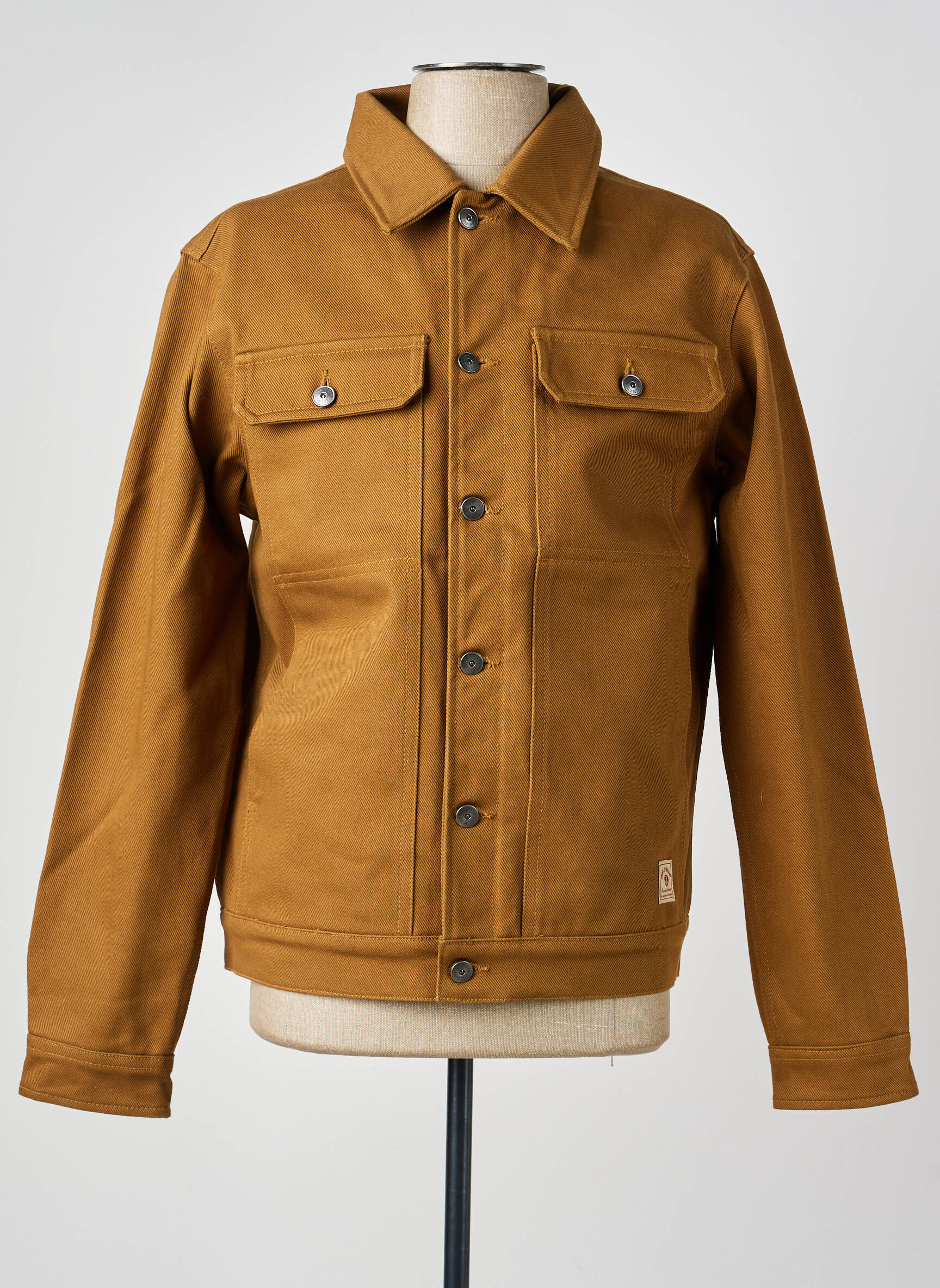 Veste casual fermeture boutonnée sur le devant marron IRON AND RESIN homme