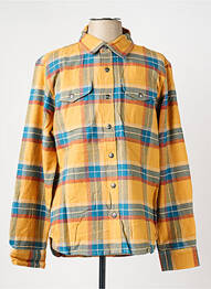Chemise manches longues coupe droite jaune IRON AND RESIN homme