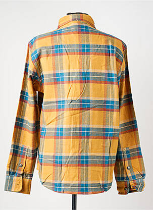 Chemise manches longues coupe droite jaune IRON AND RESIN homme