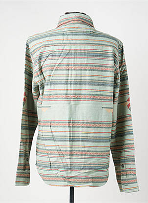 Chemise manches longues poches vert IRON AND RESIN homme