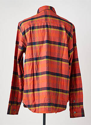 Chemise manches longues coupe droite orange IRON AND RESIN homme