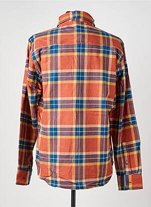 Chemise manches longues poches orange IRON AND RESIN homme