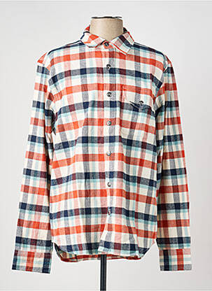 Chemise manches longues poches orange IRON AND RESIN homme