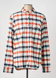 Chemise manches longues coupe droite orange IRON AND RESIN homme
