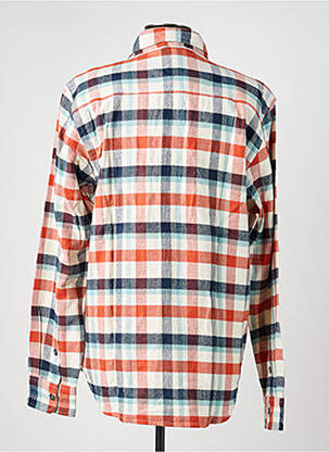Chemise manches longues coupe droite orange IRON AND RESIN homme
