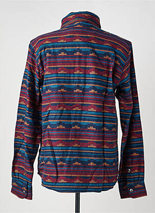 Veste casual fermeture boutonnée sur le devant bleu IRON AND RESIN homme