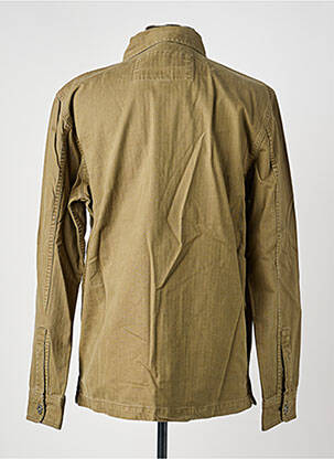 Chemise manches longues poches vert IRON AND RESIN homme