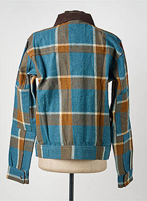 Veste casual poches bleu IRON AND RESIN homme