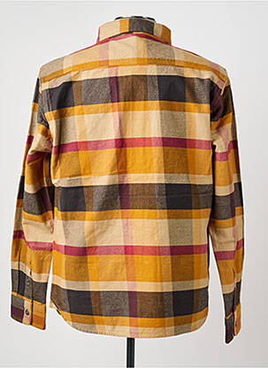 Chemise manches longues poches marron IRON AND RESIN homme