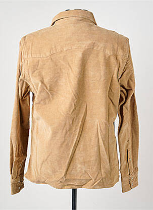 Chemise manches longues coupe cintrée beige IRON AND RESIN homme