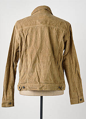 Veste casual fermeture boutonnée sur le devant beige IRON AND RESIN homme