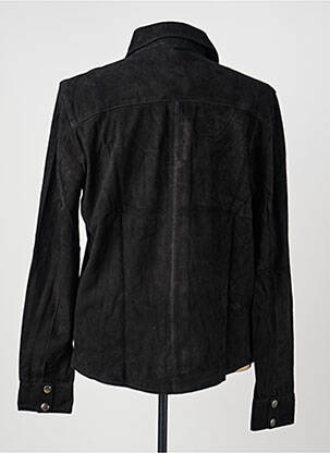 Chemise manches longues coupe cintrée noir IRON AND RESIN homme