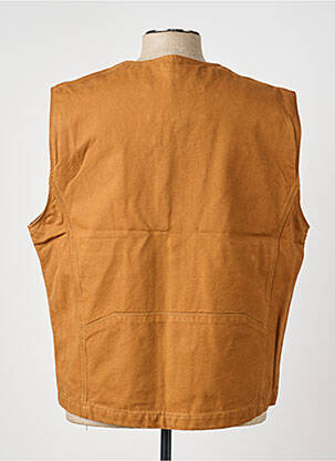 Gilet sans manche poches jaune IRON AND RESIN homme
