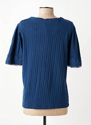 T-shirt stretch manches courtes bleu JULIE GUERLANDE femme