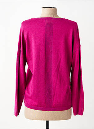 Pull stretch manches longues violet JULIE GUERLANDE femme