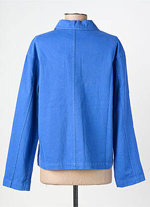 Veste casual coupe droite bleu C'EST BEAU LA VIE femme