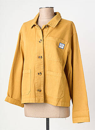 Veste casual coupe droite jaune C'EST BEAU LA VIE femme