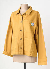Veste casual coupe droite jaune C'EST BEAU LA VIE femme