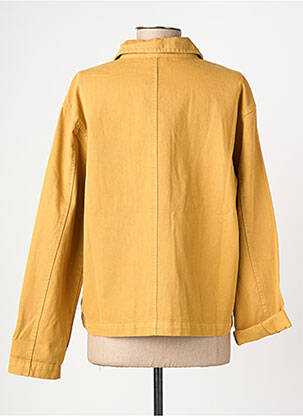Veste casual coupe droite jaune C'EST BEAU LA VIE femme
