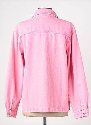 Veste casual coupe droite rose C'EST BEAU LA VIE femme