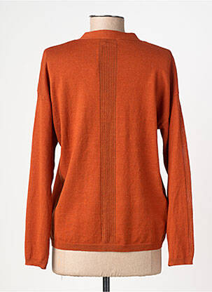 Gilet manches longues stretch orange JULIE GUERLANDE femme