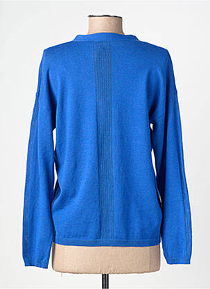 Gilet manches longues resserrée sur le bas bleu JULIE GUERLANDE femme