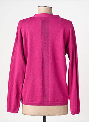 Gilet manches longues stretch rose JULIE GUERLANDE femme