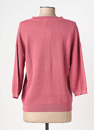Gilet manches longues manches 3/4 rose C'EST BEAU LA VIE femme