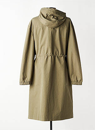 Parka manches longues a capuche vert C'EST BEAU LA VIE femme