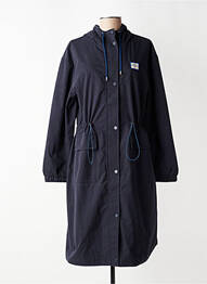Parka manches longues a capuche bleu C'EST BEAU LA VIE femme
