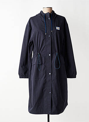 Parka manches longues a capuche bleu C'EST BEAU LA VIE femme