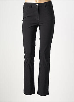 Jeans coupe slim stretch noir JULIE GUERLANDE femme
