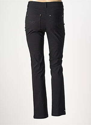 Jeans coupe slim stretch noir JULIE GUERLANDE femme