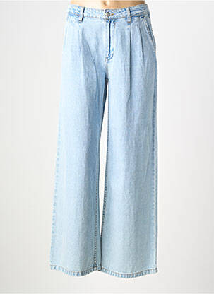 Jeans coupe large stretch taille normale bleu C'EST BEAU LA VIE femme
