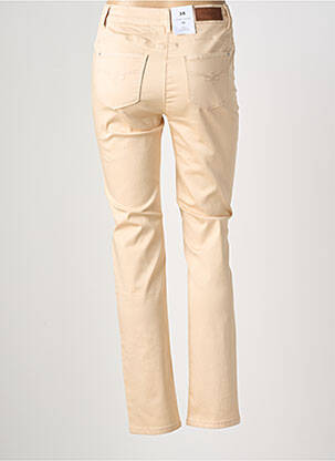 Jeans coupe slim stretch taille normale beige JULIE GUERLANDE femme