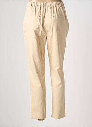 Pantalon 7/8 stretch taille normale beige JULIE GUERLANDE femme