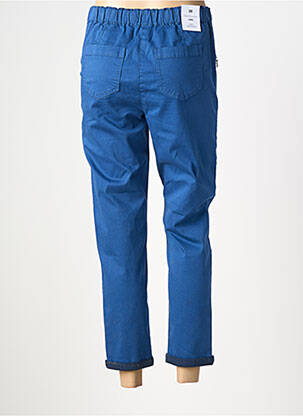 Pantalon 7/8 stretch taille normale bleu JULIE GUERLANDE femme