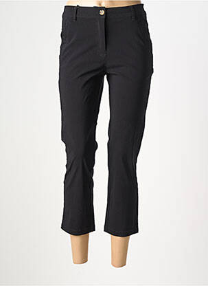 Pantacourt stretch taille normale noir JULIE GUERLANDE femme