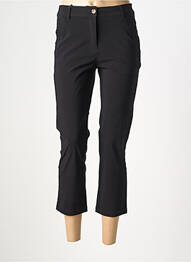 Pantacourt stretch taille normale noir JULIE GUERLANDE femme