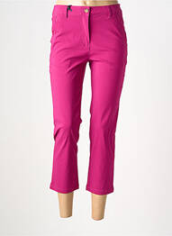 Pantacourt stretch taille normale rose JULIE GUERLANDE femme