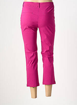 Pantacourt stretch taille normale rose JULIE GUERLANDE femme
