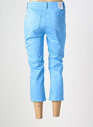 Pantacourt stretch taille normale bleu JULIE GUERLANDE femme