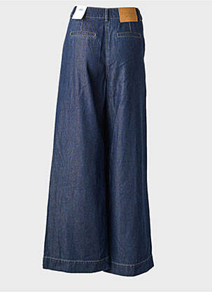 Jeans coupe large stretch taille haute bleu C'EST BEAU LA VIE femme