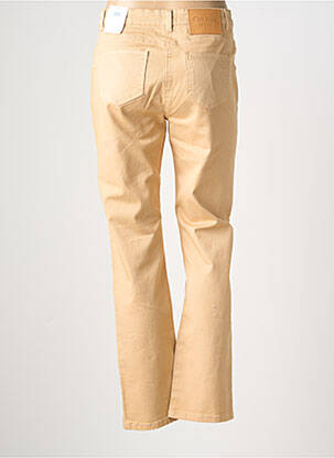 Jeans coupe droite stretch taille normale beige C'EST BEAU LA VIE femme