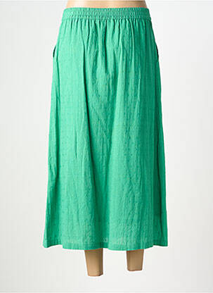Jupe longue doublure vert JULIE GUERLANDE femme