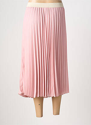 Jupe longue coupe fluide rose JULIE GUERLANDE femme