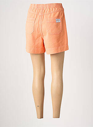 Short tissage denim taille normale orange C'EST BEAU LA VIE femme